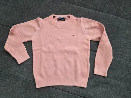 Růžový svetřík, vel. 98/104, 98