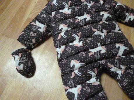 Zimní kombinéza jednorožec vel. 3-6 m, 68