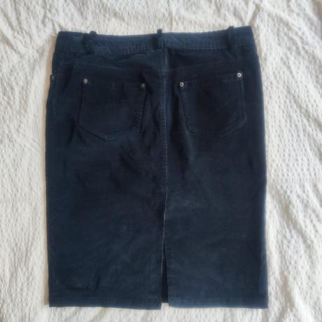 Dámská černá sukně zara manšestr v. l, zara,l