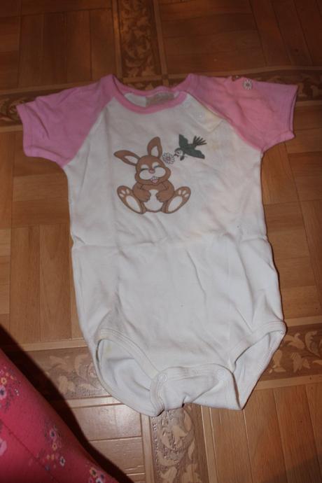 Dívčí body králíček vel. 74 - 80, okay,74