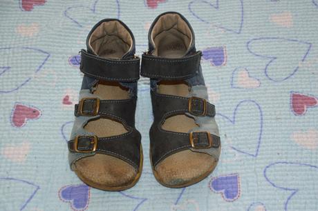 Modré zdravotní kotníkové sandálky essi, essi,29