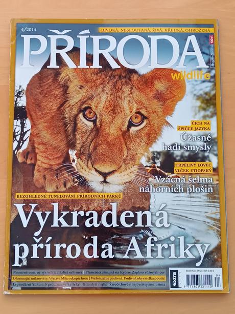 4 časopisy příroda 2014 č. 1-2, 3, 4, 5, 