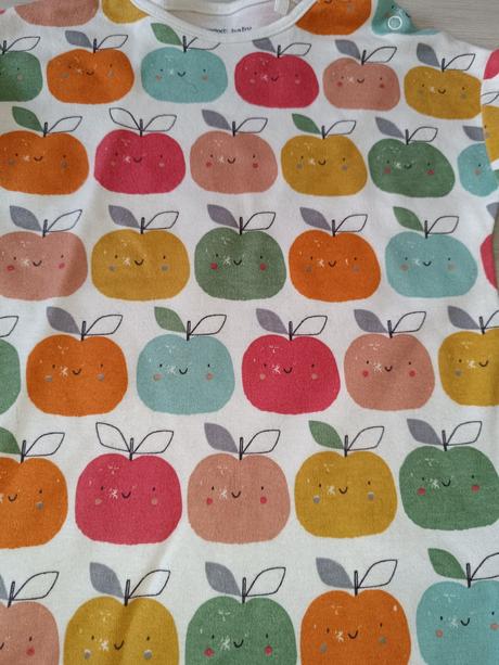 Letní overal s jablíčky 74 next, next,74