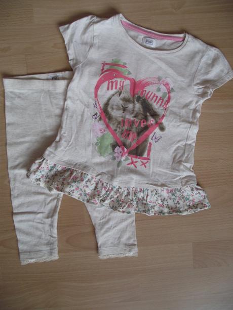 Komplet tuniky a legínek s králíčkem, f&f,104