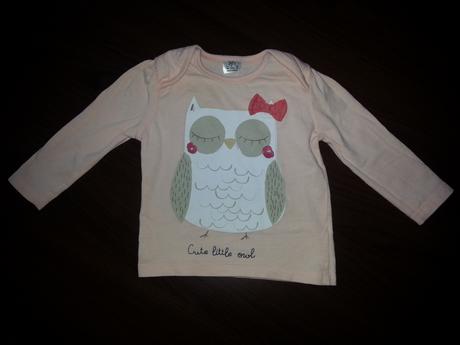 Tričko se sovičkou, f&f,74