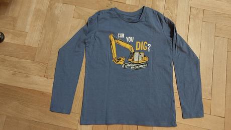 Tričko s bagrem, sinsay,140