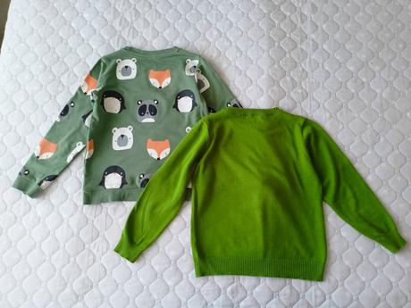 2x svetřík, 122/128, 122