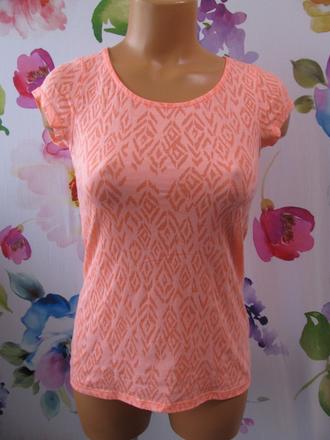 Dámská pružná halenka,lososová barva, camaieu,32