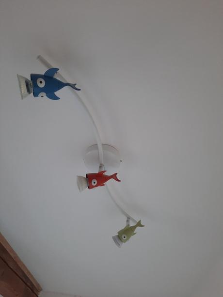 2x lustr (světlo, svítidlo) ikea kryp ryby,