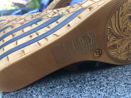 Tamaris modre sandaly na klinu 37, tamaris,37