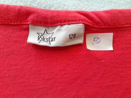 9 x tričko / tunika, vel 122/128, disney,122