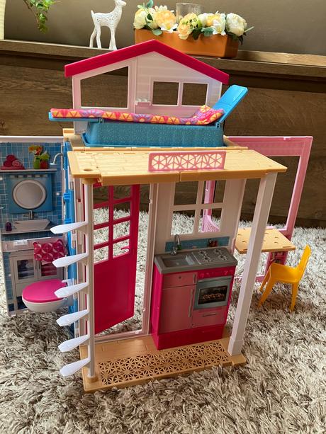 Barbie dům skládací 2v1, 