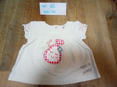 Tričko krátký rukáv, caa, vel 62, c&a,62