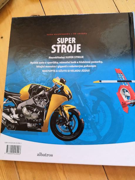 Kniha super stroje,