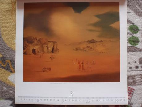 Salvador dalí nástenný kalendár 1998, 