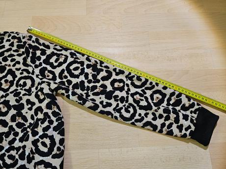 Mikina leopardní vzor, slabší, m