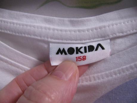 Dívčí bavlněné tričko s potiskem, 158