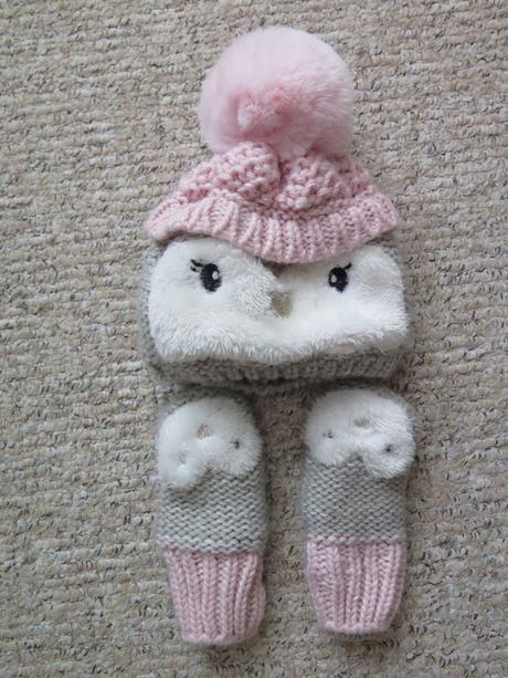 Čepice + rukavice, f&f,68