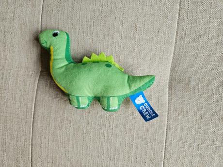 Plyšový zelený dinosaurus dinosaur,