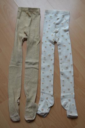 Punčocháče 2ks, h&m,122