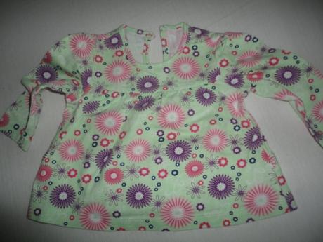 Jako nové triko/tunika f+f, vel. 6-9 měsíců, f&f,74