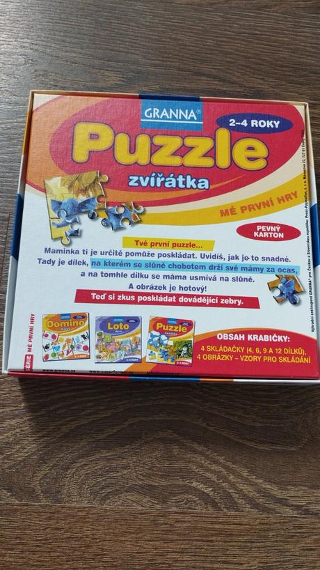 Puzzle se zvířaty, 