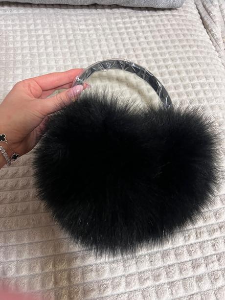 Klapky na uši zo živej kožušinky, 