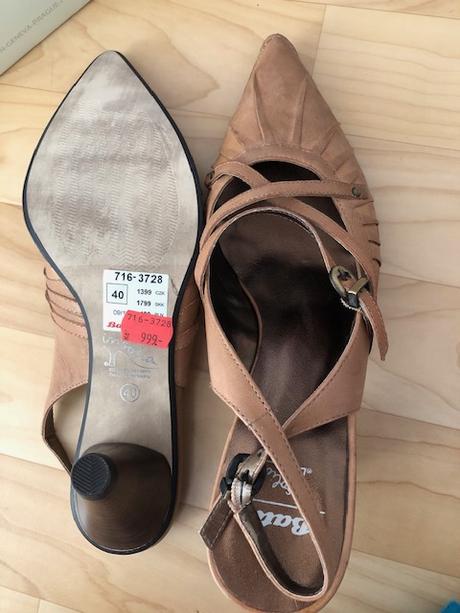 Kožené lodičky zn.baťa, baťa,40