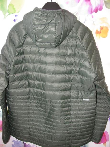 Přechodová péřová bunda s kapucí maloja, xl