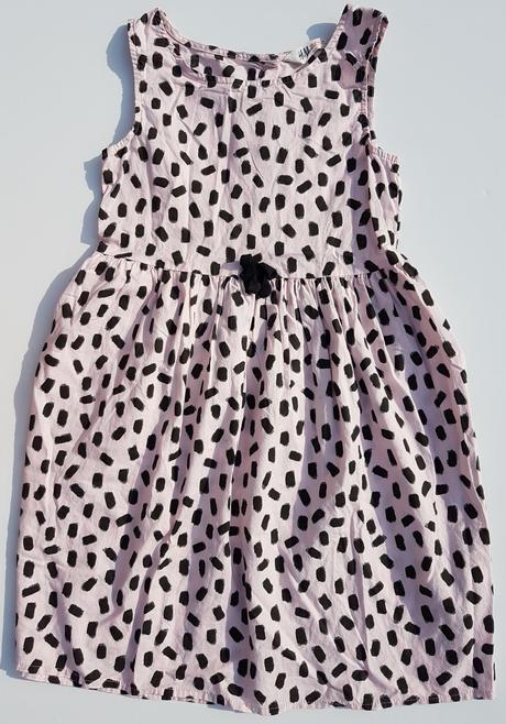 L166	dívčí letní šaty vel. 128, h&m,128