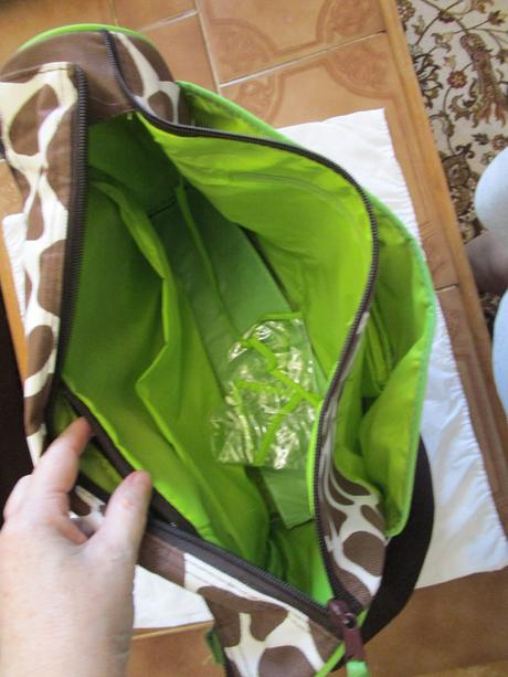 Nová přenosná hnědá taška na kočárek apod., 