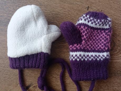 Rukavice s palcem, cca. vel. 74, 8 cm, 74