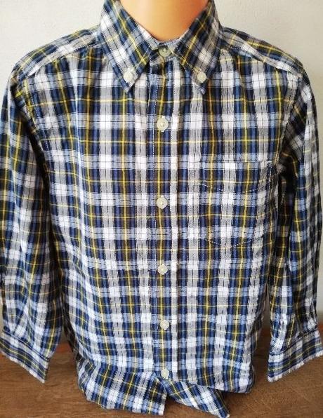 Košile kostková pro kluka, 116