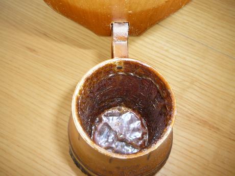 Retro dřevěný džbánek., 