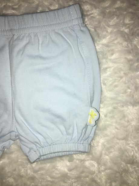 Modré bavlněné kraťásky, 56