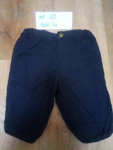 Podšité kalhoty bavlnou, ham, vel 62, h&m,62