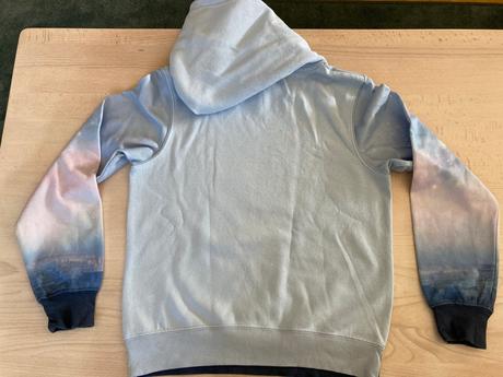 Teplá mikina s kapucí paris 146/152, h&m,146