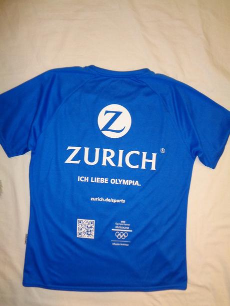 Luxusní modré dresíkové funkční tričko, 164 / 170 / s