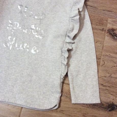 Mikina se stříbrným nápisem next, next,134