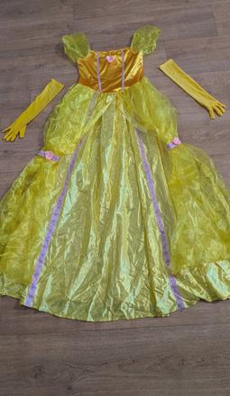 Ka410 karnevalový kostým princezna bella vel. s, 