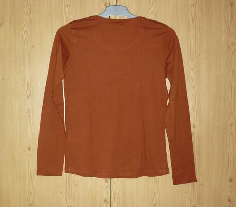 Skořicově hnědé dámské tričko takko fashion, takko,s