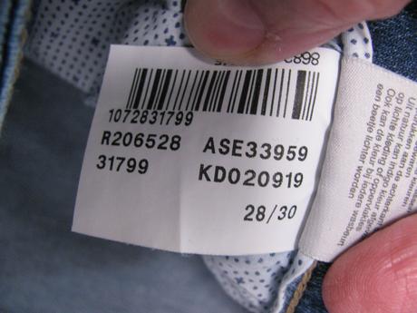 Strečové džíny, skinny, kratší sed -mavi 28/30, m