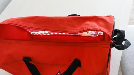 Sportovní taška minnie mouse červená, 