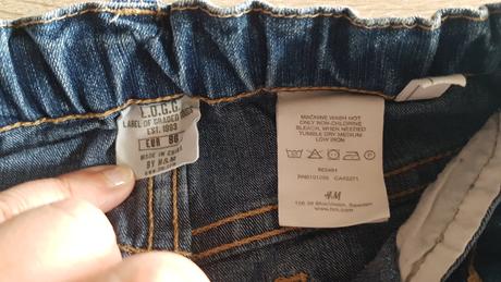 Krásné dětské džíny vel 86, h&m,86