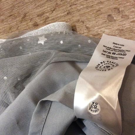 Slavnostní sukýnka se stříbrnými hvězdičkami, george,98