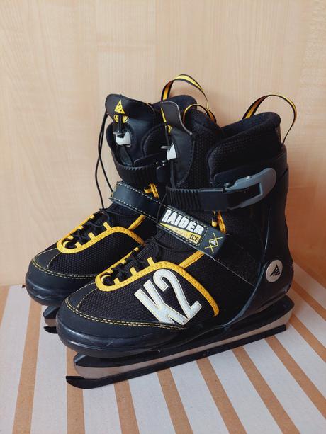 Brusle na led k2 raider, vel. 32-37 (posuvné), 32