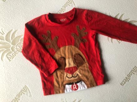 Vánoční triko se sobíkem, 92