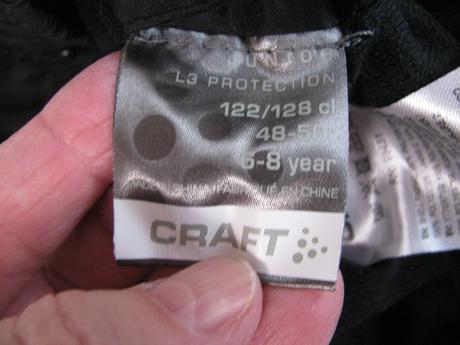Dětské podšité šusťákové kalhoty craft, craft,128