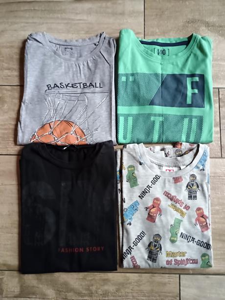 Trička s dlouhým rukávem, vel.140, reserved,140