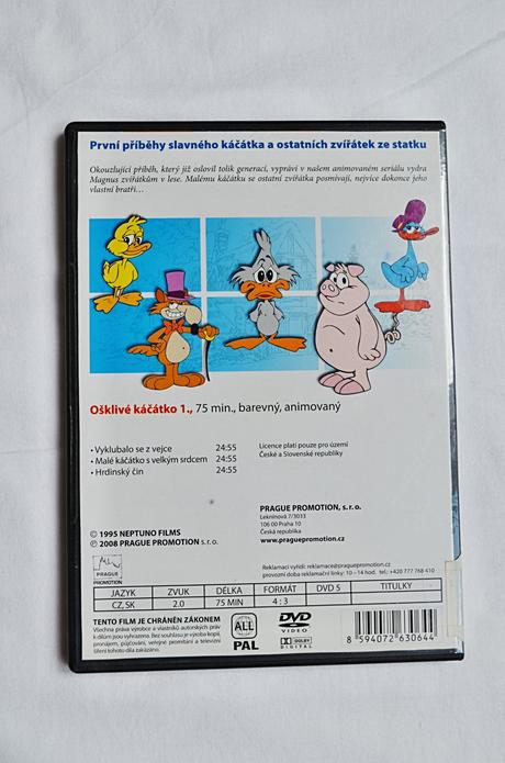Dvd ošklivé kačátko 1,